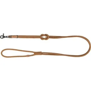 BE NORDIC okrúhle kožené vodítko XS-L: 1.20 m/ 8 mm, hnedá